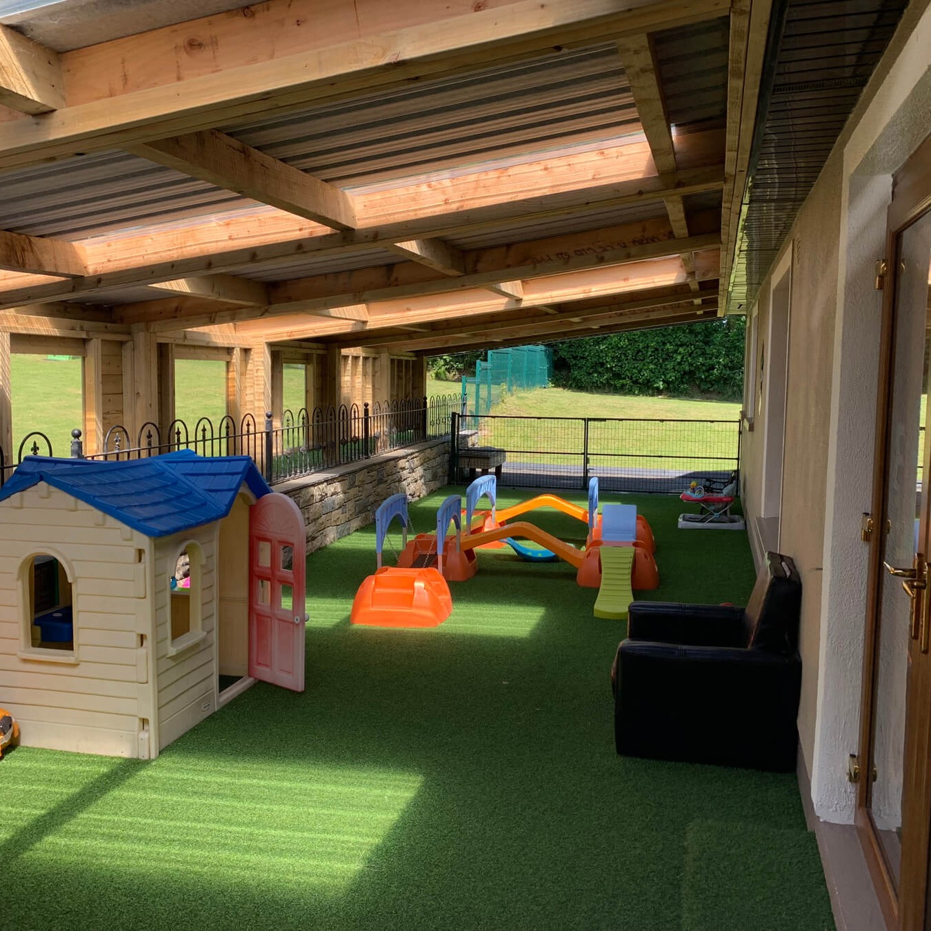 Sheltered Outdoor Area Montessori